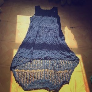 Xhiliration high low lace dress
