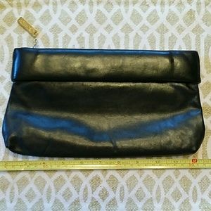 Vintage Joan and David leather clutch