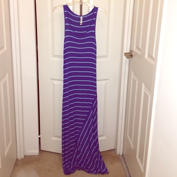 Striped maxi dress