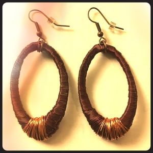 Unique and sassy wire-spun earrings