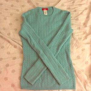 Teal sweater