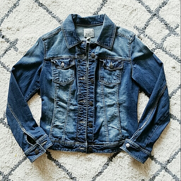 Mango denim jean jacket size S