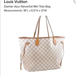 Authentic Louis Vuitton Tote Bag