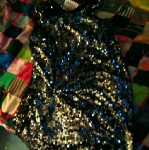 Women's Black Sequin Dress