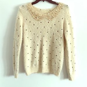 Vintage polka dot sweater