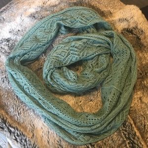 Lace Knit Infinity Scarf