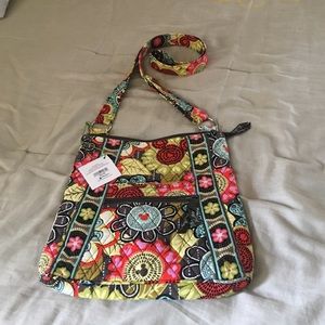 Vera Bradley Flowers Disney Mickey crossbody