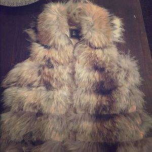 Natural fur vest (fox)
