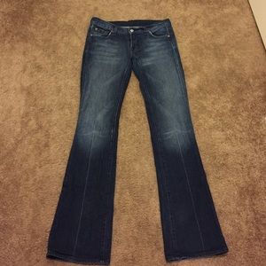 7 for all mankind boot cut jeans