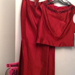 SKIRT/TOP VINTAGE SET SPECIAL OCCASION GANTOS NWT