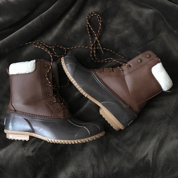 Brown Duck Boots