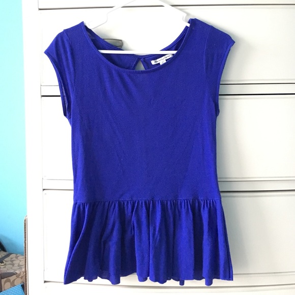 Royal Blue Peplum