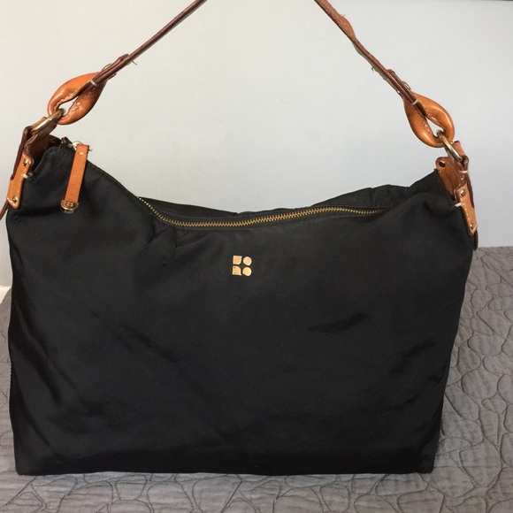 kate spade Handbags - Kate Spade Leather and Nylon Bag