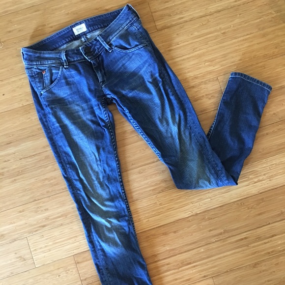 Hudson Jeans 'Collin Skinny" Light Blue Wash Sz 25