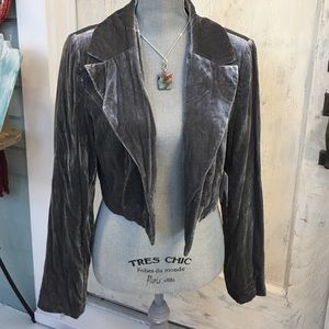 Kensie girl soft velvet jacket sz xl