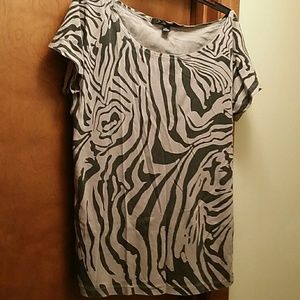 Zebra Pattern Stylish T-Shirt