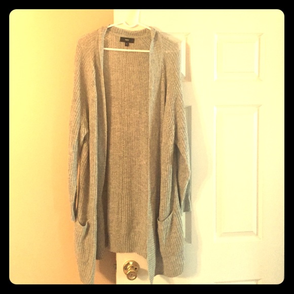 Gray long sweater