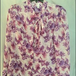 American apparel floral button up
