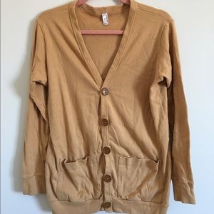 American apparel oversized long cardigan camel M/L