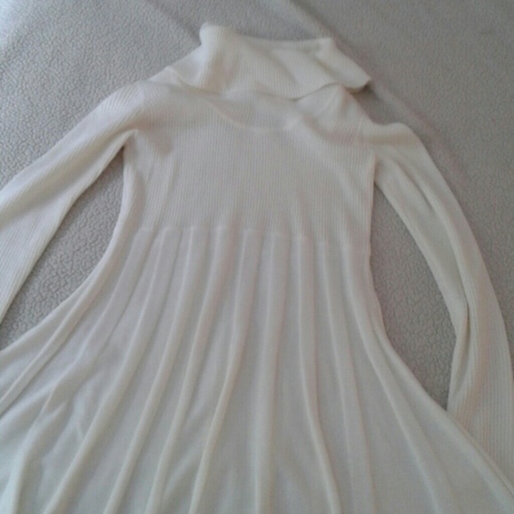 White Calvin Klein Sweater Dress