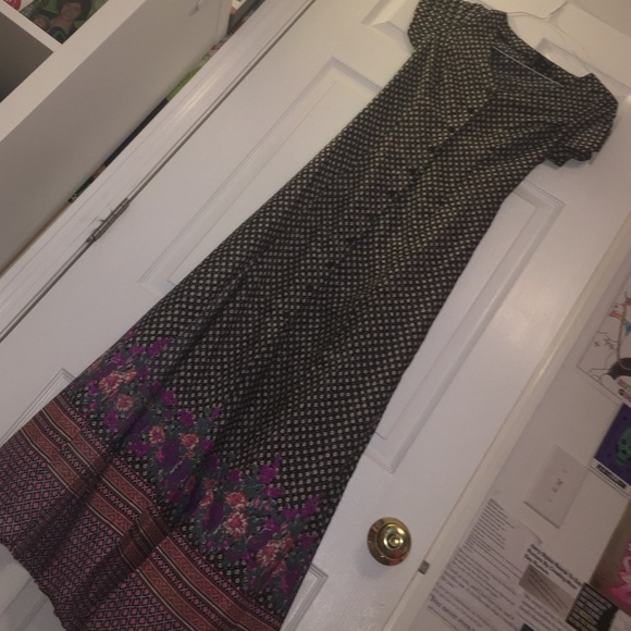 High slit maxi dress