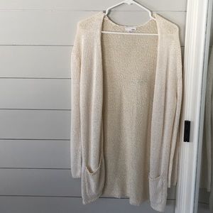 Cream Knit Cardigan