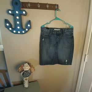 Old Navy Midi Jean Skirt