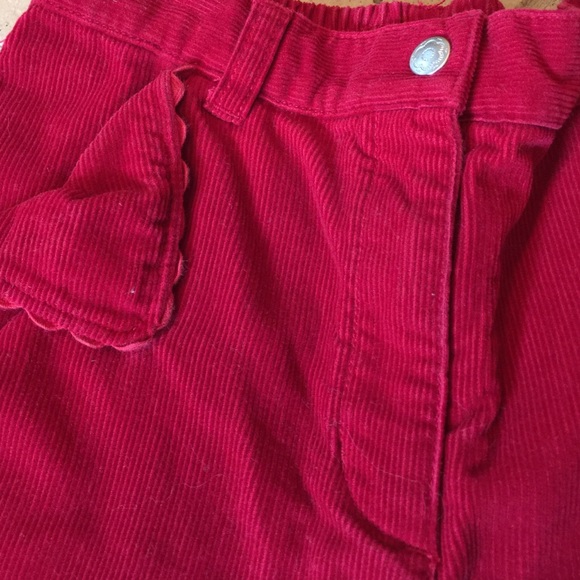 Hanna Andersson Red Corduroy Pants