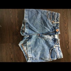 High waist Jean shorts