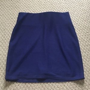 BCBGeneration Navy Bodycon Skirt