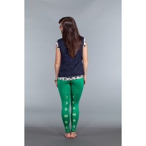 Green Moon Leggings