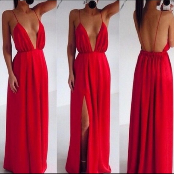 Beautiful red dress