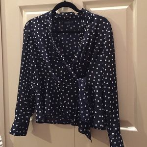 Jones New York wrap blouse