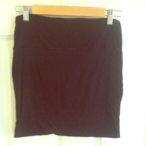 Black Body Con Skirt