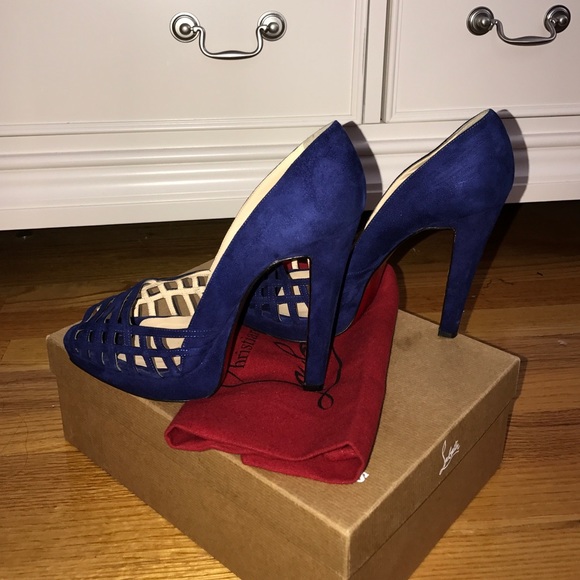 Christian Louboutin Chalumo 120 Suede Royal