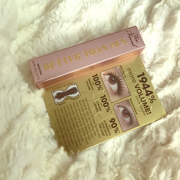 Too faced better than sex mascara