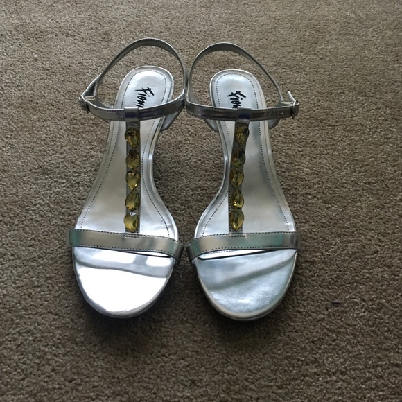 Silver heels