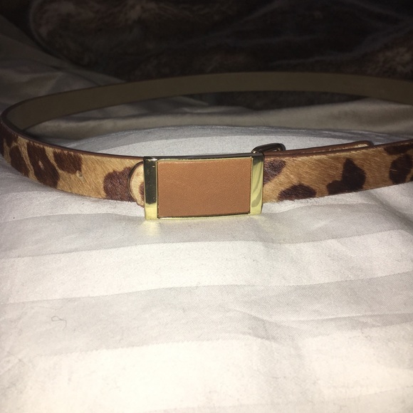 Animal print belt size M