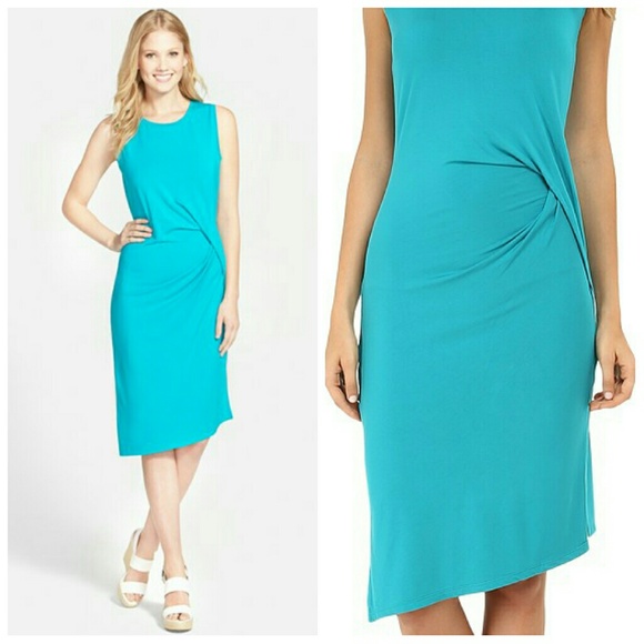 NWT Michael Kors Sleeveless Drape Dress - Picture 3 of 3