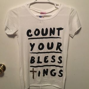 Count your blessings t shirt
