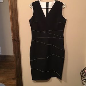 Elie Tahari Reversible Black and White dress