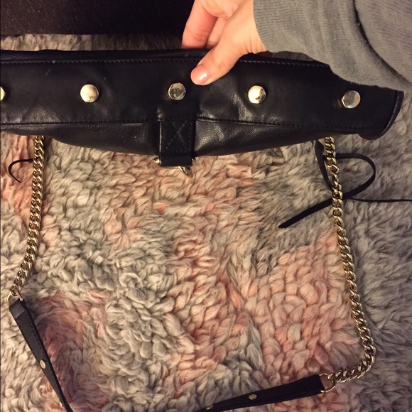 Rebecca minkoff MAC large crossbody black and gold - Picture 3 of 4