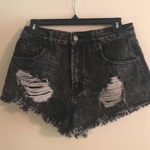 High waisted shorts