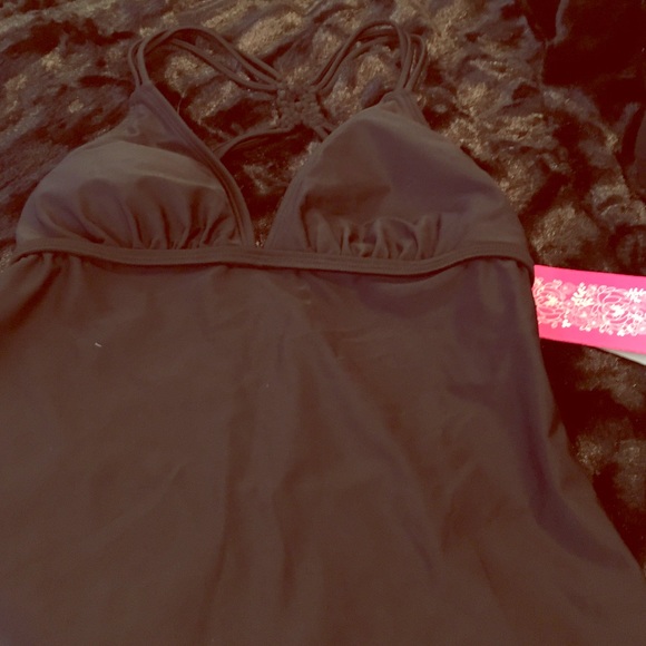 Hula Honey tankini top NWT