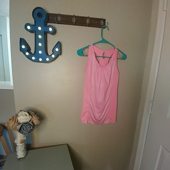 CLOSET CLOSING-Racerback Gym Tank with Shelf Bra