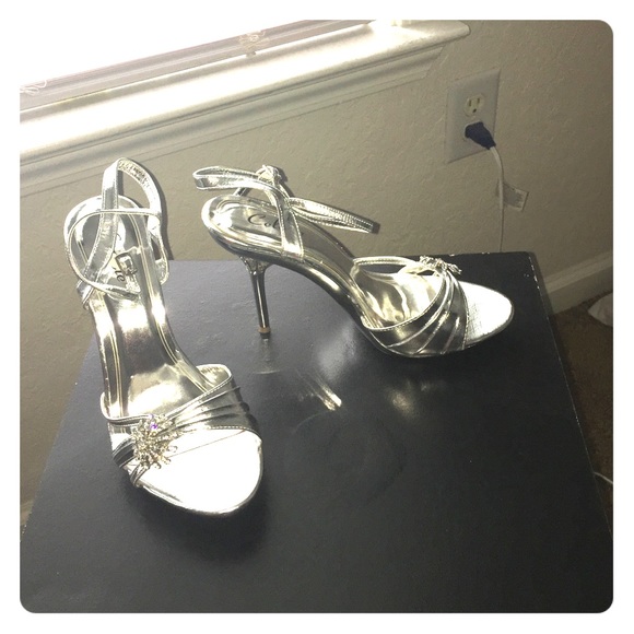 Silver heels