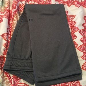 Dark gray under armour storm sweatpants