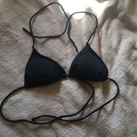Black triangle bikini