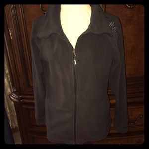 Fleece zip up performance utility jacket