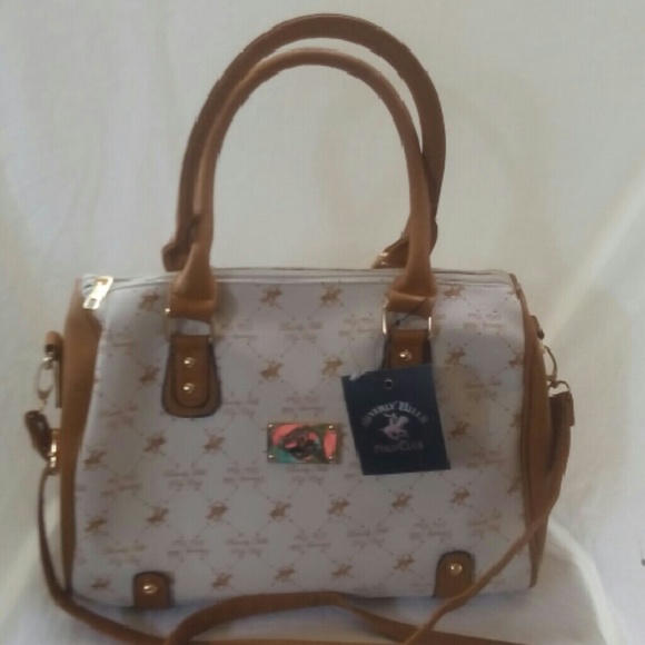 Beige Polo Club Handbag